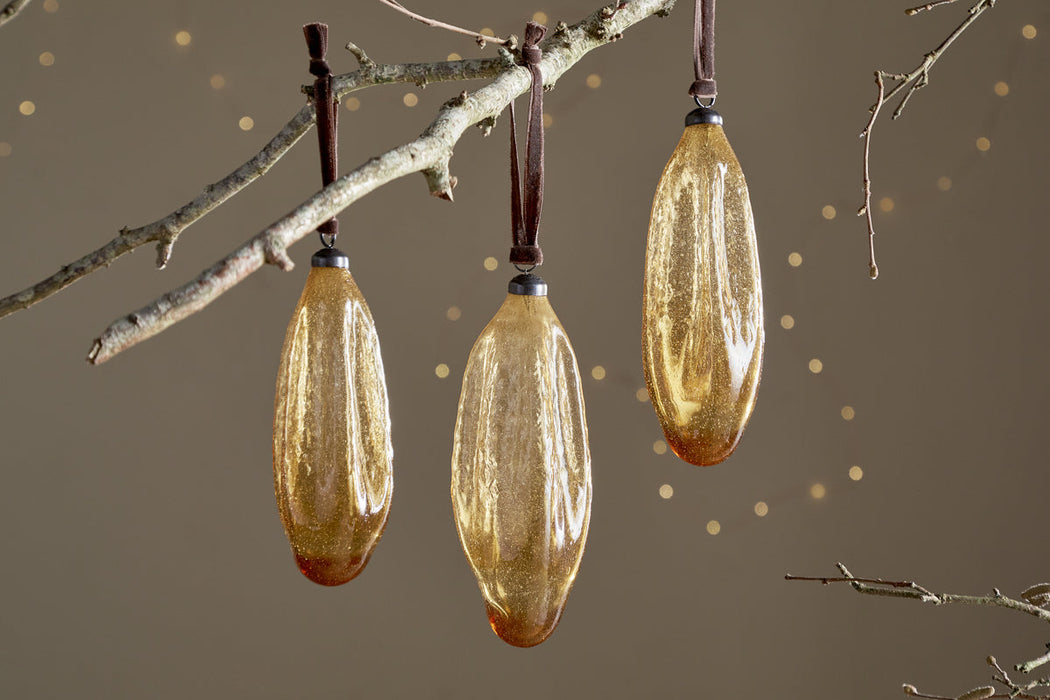 Supara Baubles Ochre Set Of 3