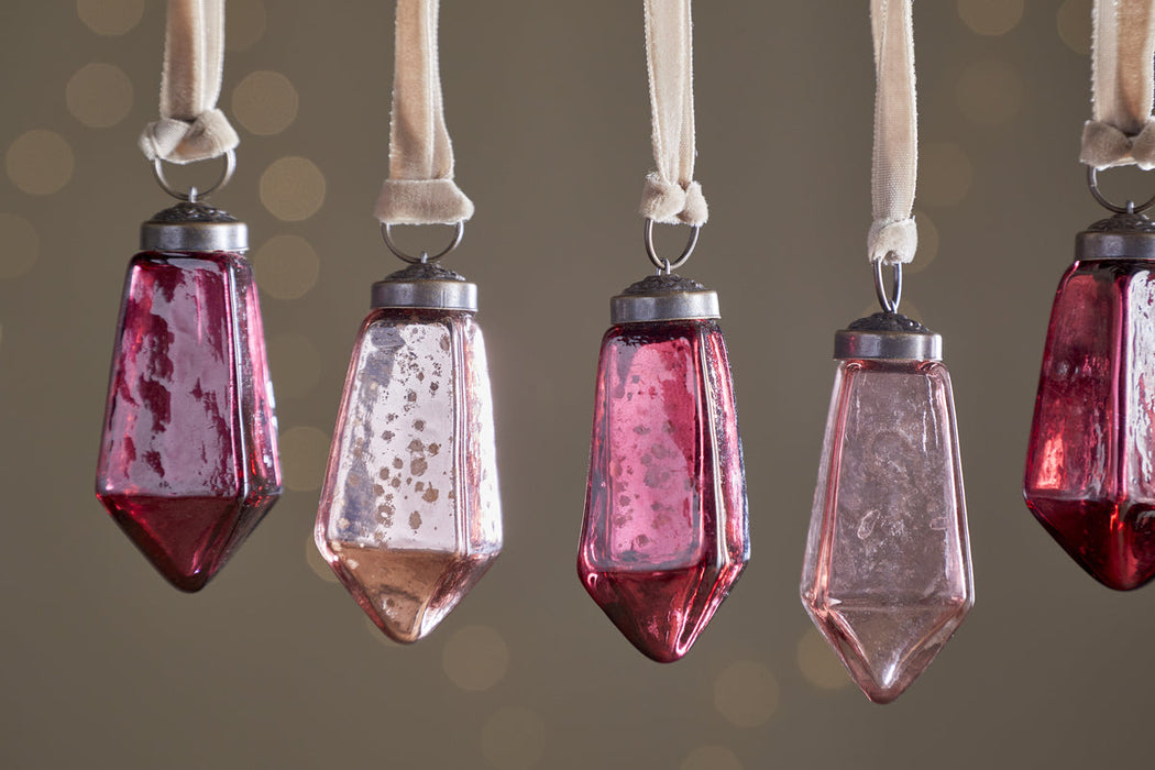 Ratnam Baubles Mixed Merlot Set Of 8