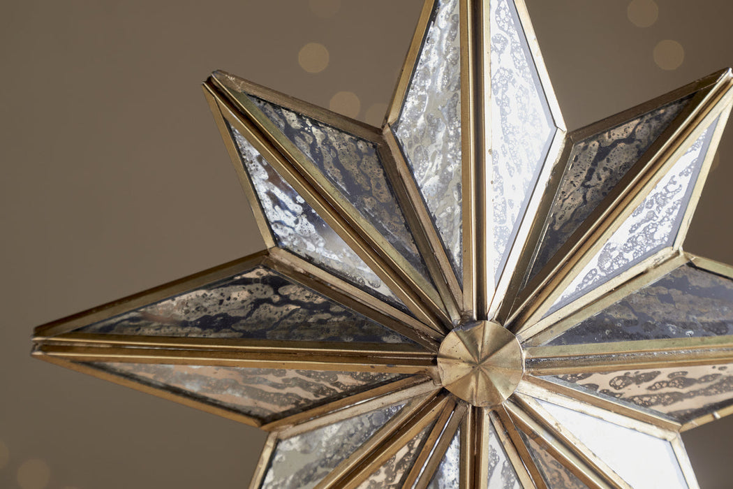 Taara Star Decoration Antique Brass
