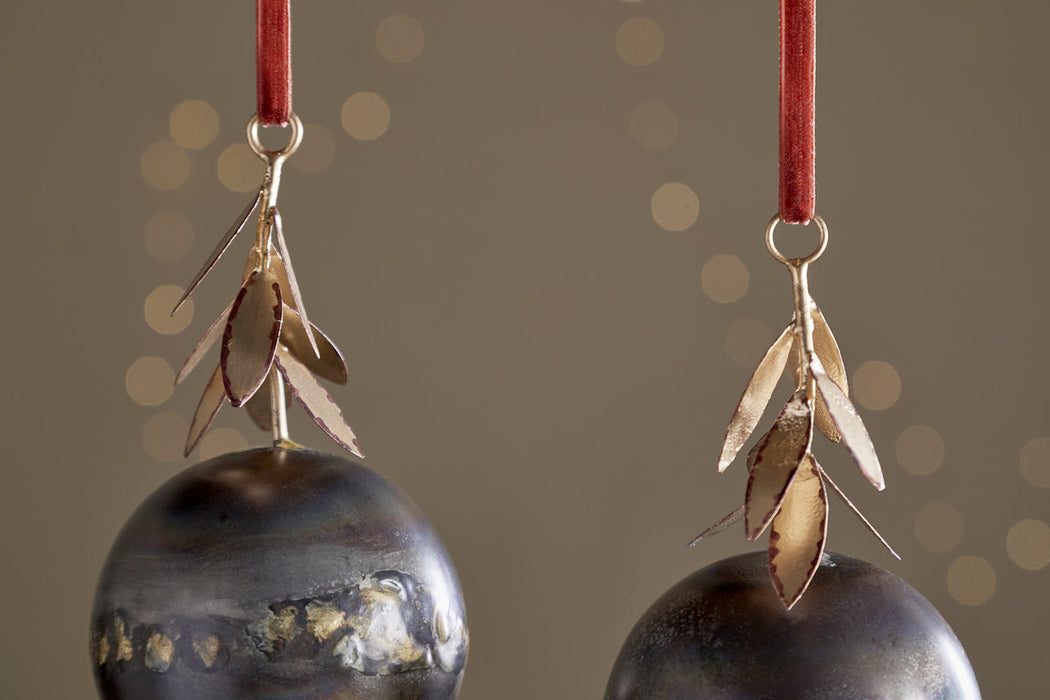 Kalira Baubles Black Brass Set Of 3