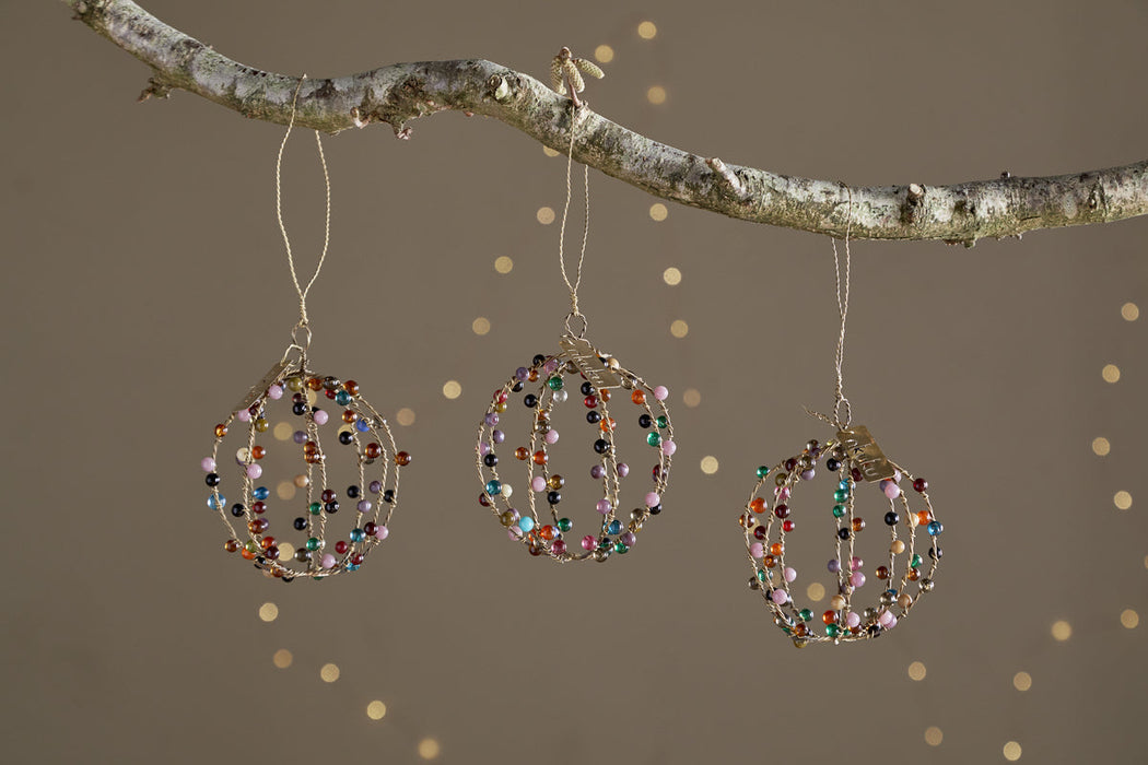 Jajan Baubles Mixed Colour Set Of 3