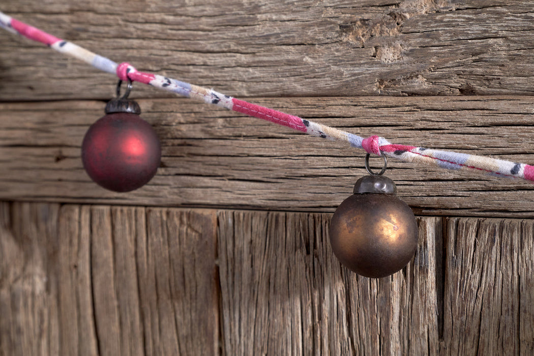 Oko Bauble Garland Mixed Matt