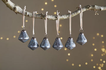 Vikula Baubles - Sea Foam - (Set of 6)