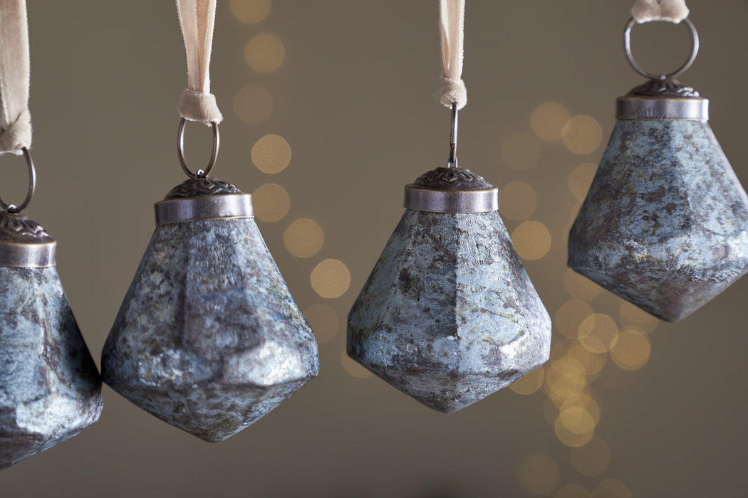Vikula Baubles Sea Foam Set Of 6