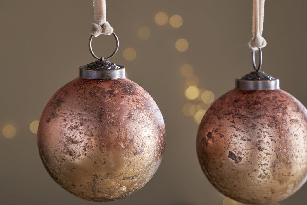 Pasali Baubles Copper Smoke Set Of 4