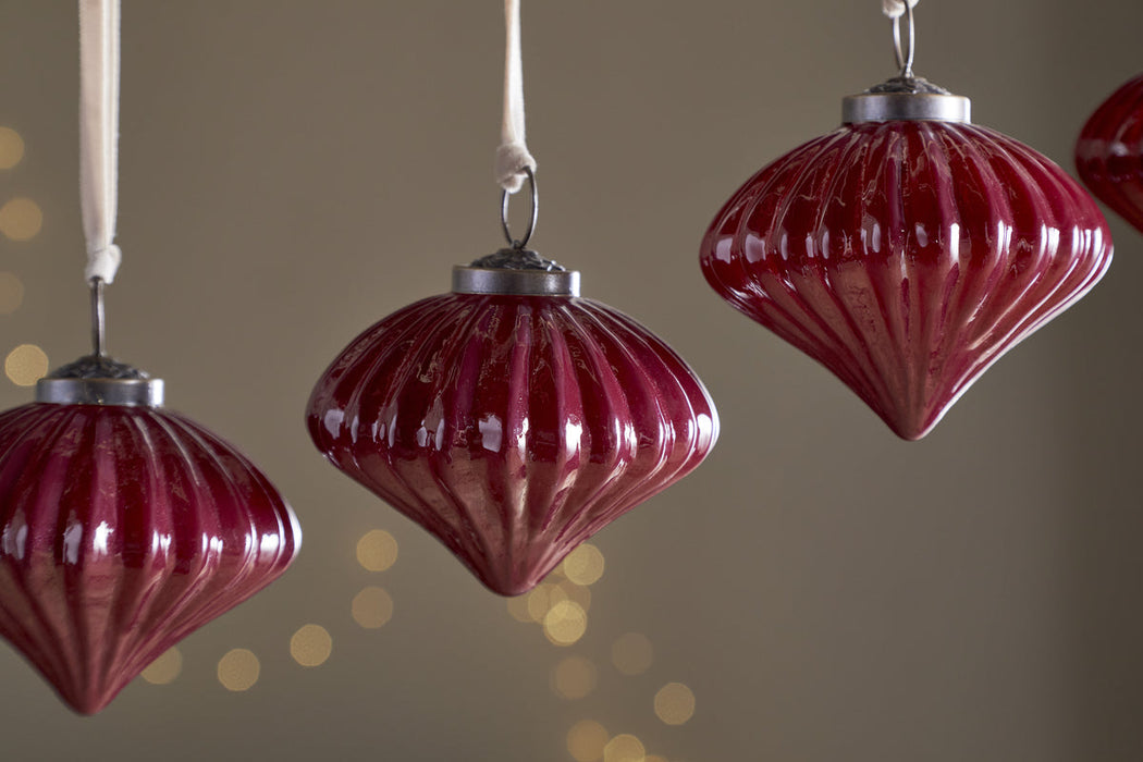 Nagala Baubles Merlot Set Of 4