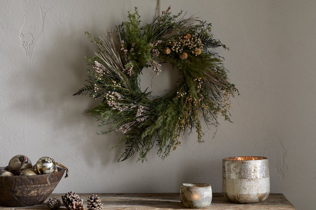 Taraji Wreath Natural Moss