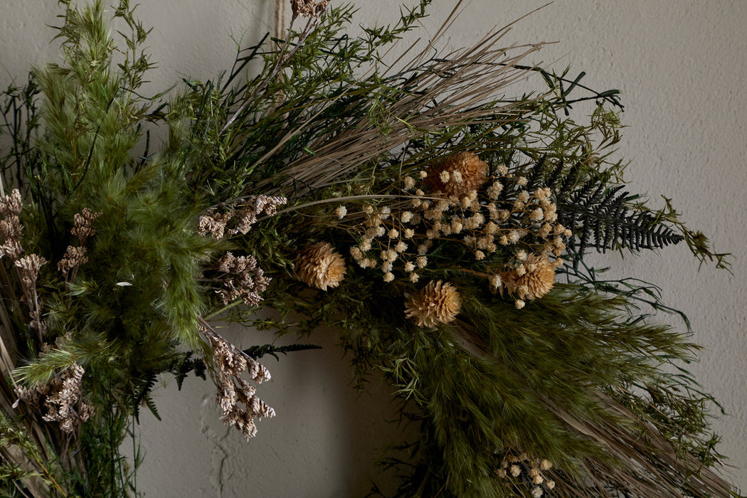 Taraji Wreath Natural Moss