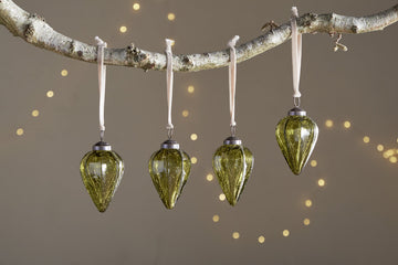 Khela Baubles - Moss - (Set of 4)