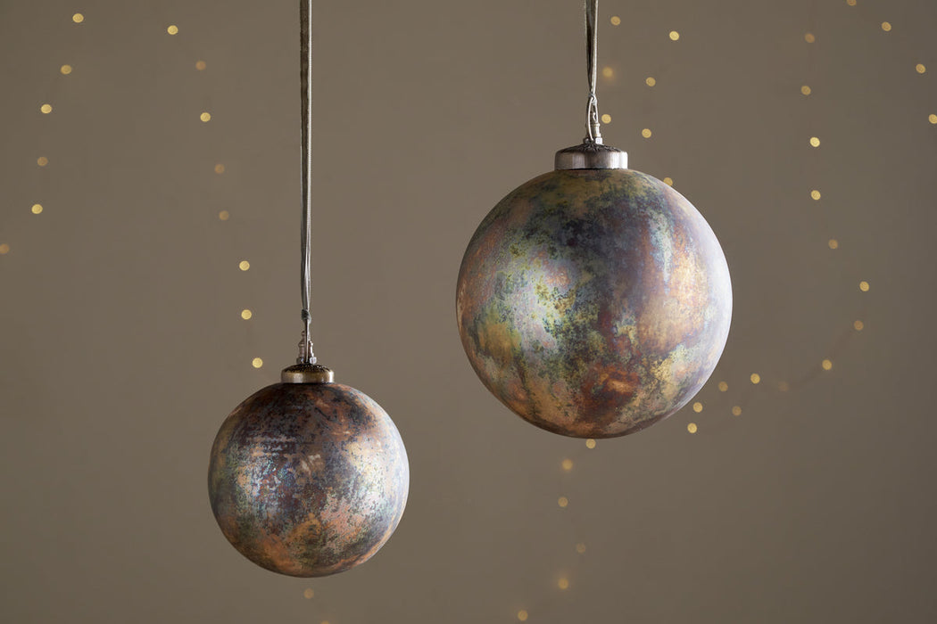 Mavu Giant Bauble Rustic Bronze Petrol