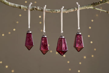 Ratnam Baubles - Mixed Merlot - (Set of 4)
