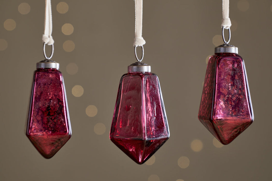 Ratnam Baubles Mixed Merlot Set Of 4
