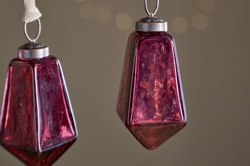 Ratnam Baubles Mixed Merlot Set Of 4