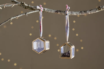 Tiny Kiko Box Decorations - Antique Brass - (Set of 2)
