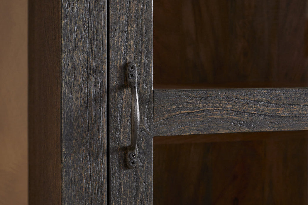 Valin Mango Wood & Glass Cabinet - Natural