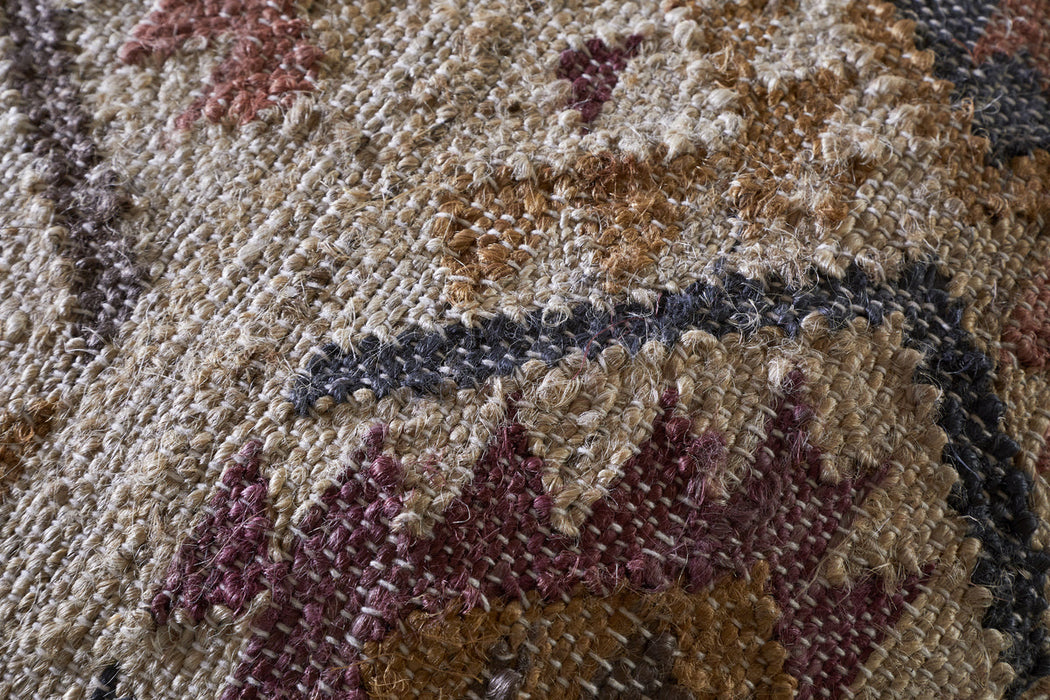 Barir Kilim Upholstered Pouf - Multi