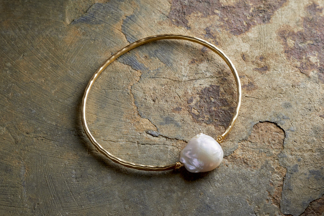 Parahu Pearl Bracelet White