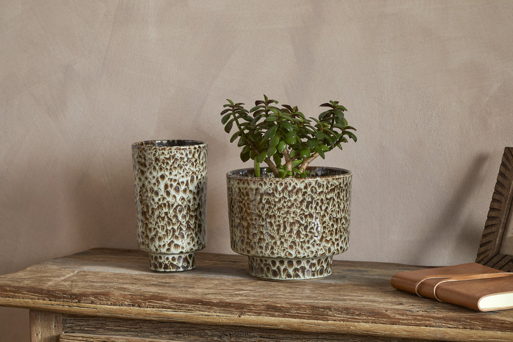 Uzuri Vase Brown Tall
