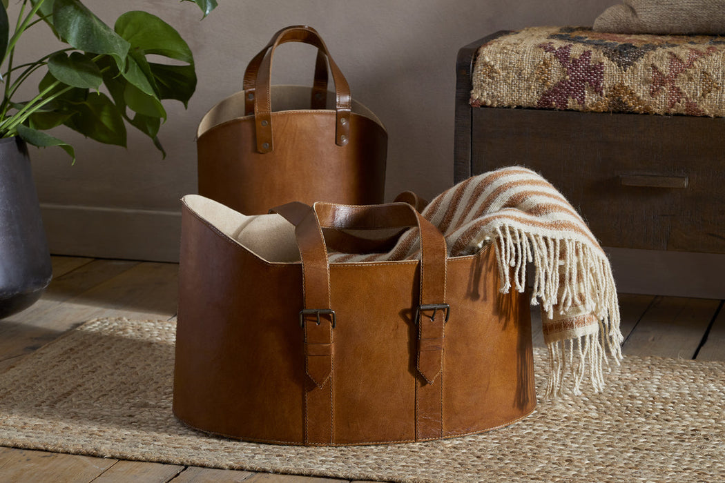 Panasi Leather Storage Tan