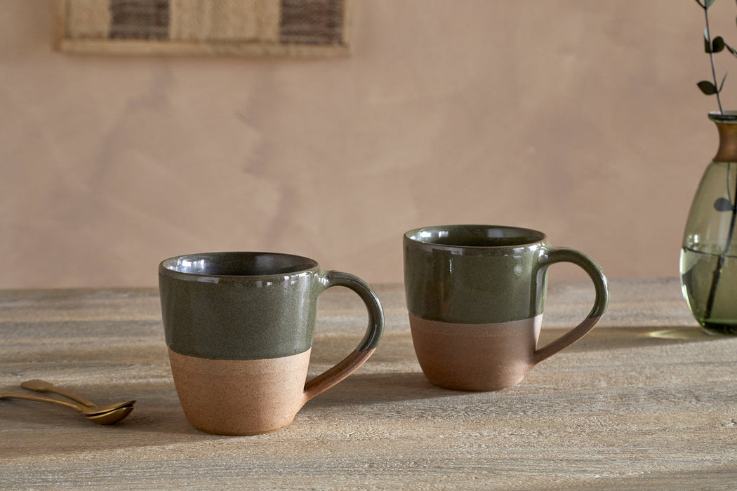 Mali Mug Forest Green Large Set Of 2