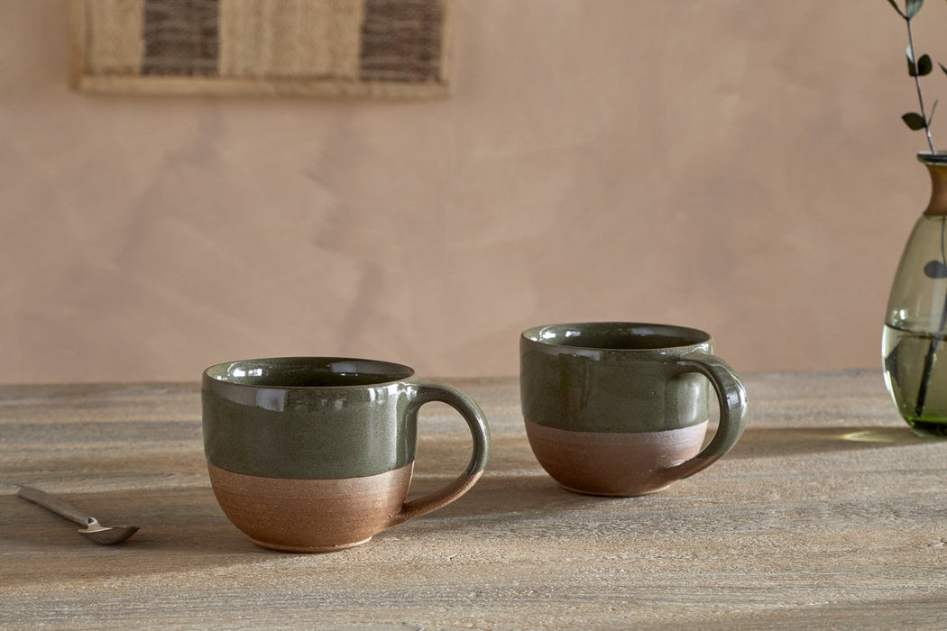 Mali Coffee Mug Forest Green Set Of 2