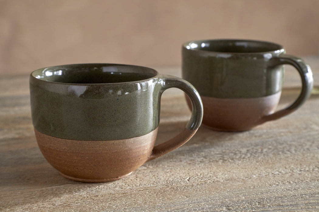 Mali Coffee Mug - Forest Green - Small Set of 2