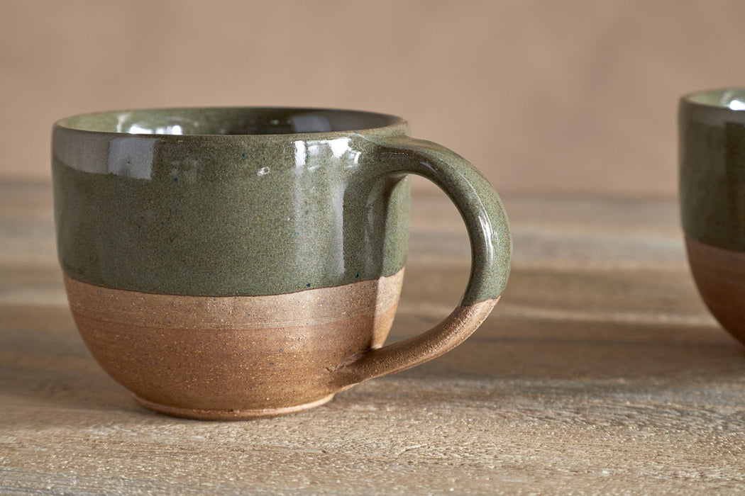 Mali Coffee Mug - Forest Green - Small Set of 2