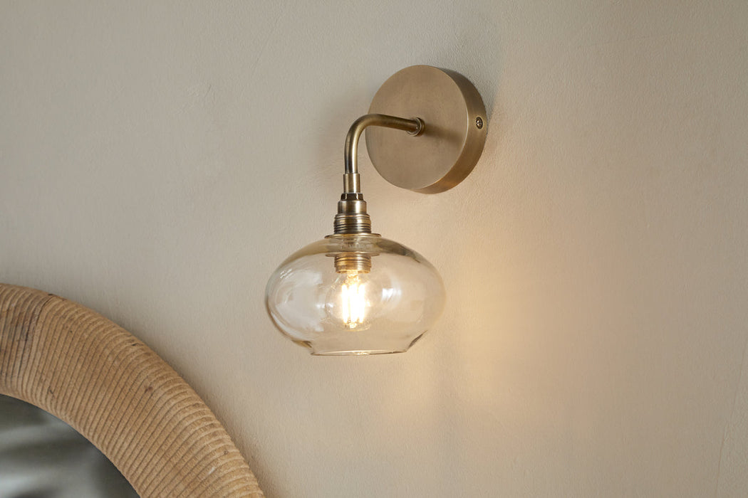 Otoro Recycled Glass Wall Light Clear