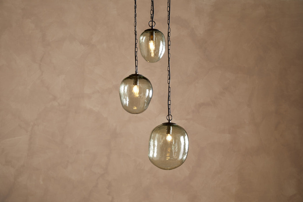 Sanvika Organic Cluster Pendant Green