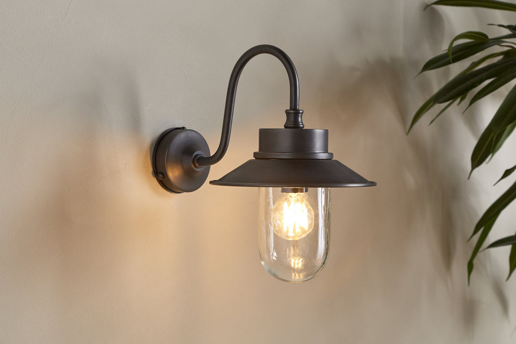 Alwar Outdoor Wall Light Antique Bronze