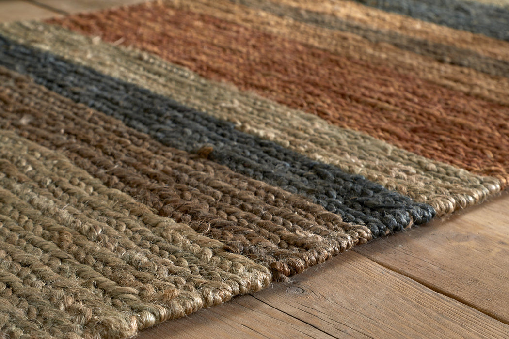 Lasang Jute Runner - Rust