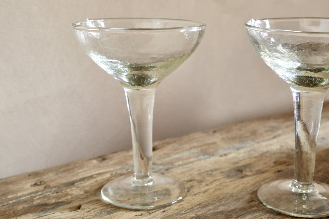 Yala Hammered Champagne Coupe Set of 4