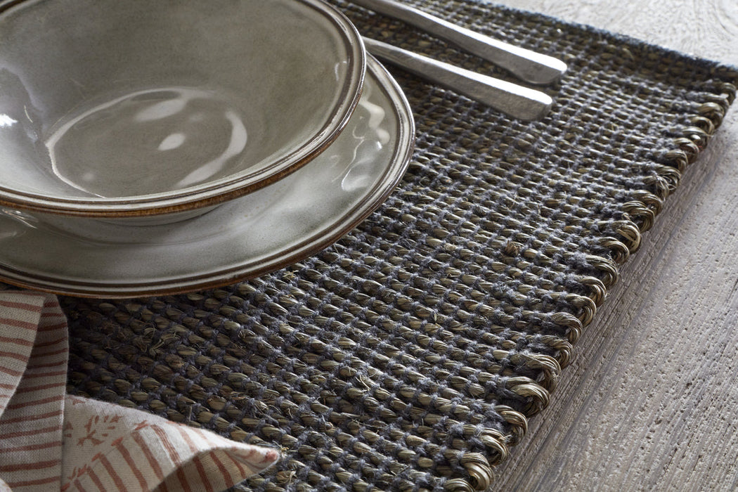 Gatita Seagrass Placemat Rectangular - Mocha - Set of 4