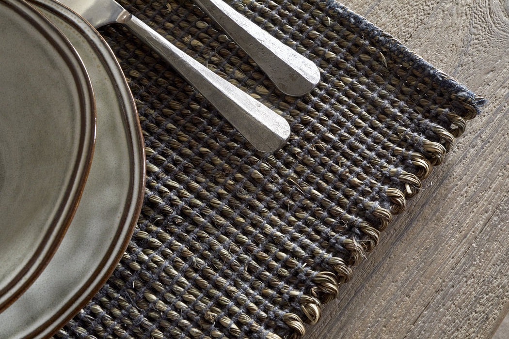 Gatita Seagrass Placemat Rectangular - Mocha - Set of 4