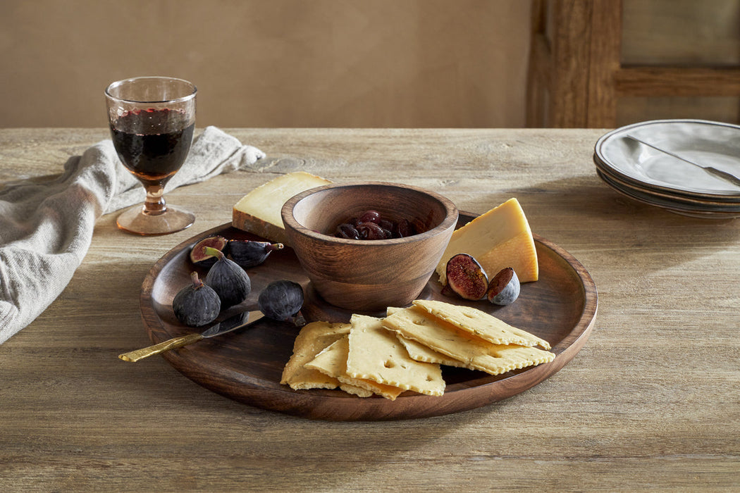 Sindar Serving Tray With Bowl Natural