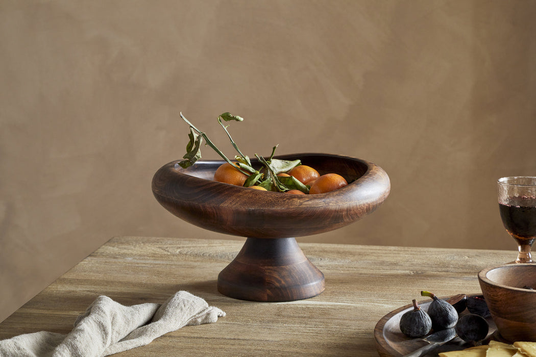 Sindar Pedestal Bowl Natural