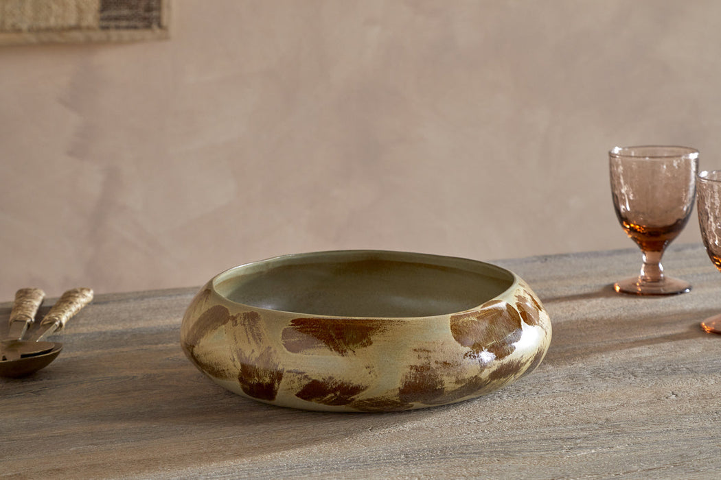 Terra Serving Bowl Khaki Green