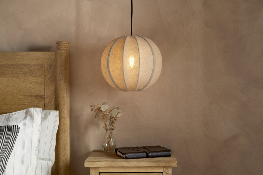 Dharini Linen Lampshade Natural 1