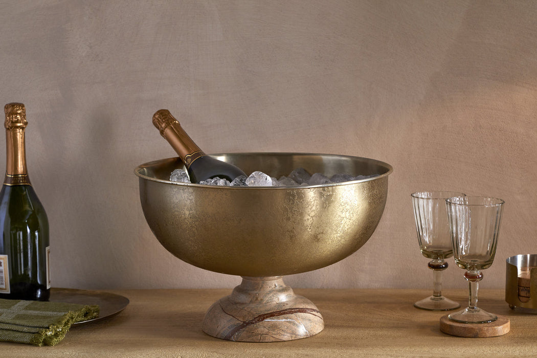 Amaya Champagne Bucket Aged Antique
