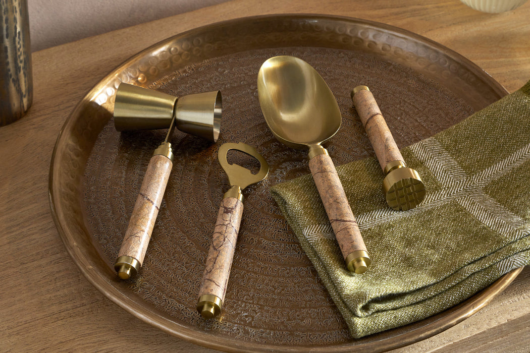 Amaya Cocktail Set Aged Antique Set Of 4
