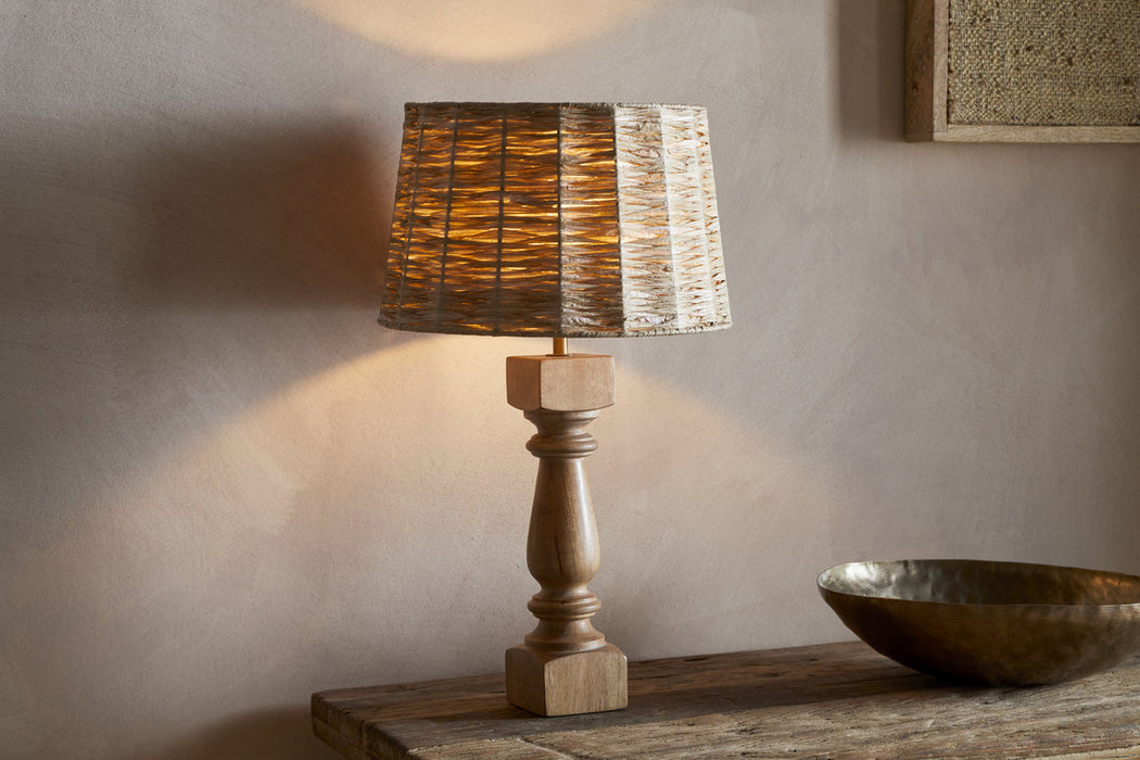 Hega Mango Wood Lamp Natural