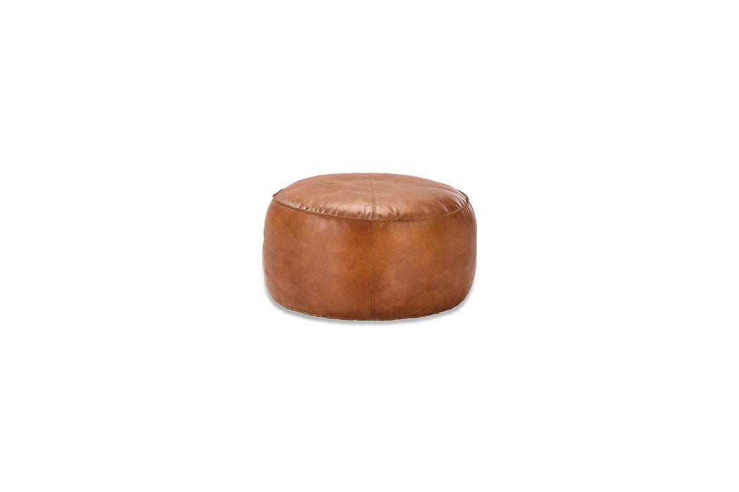 Nadu Leather Pouf