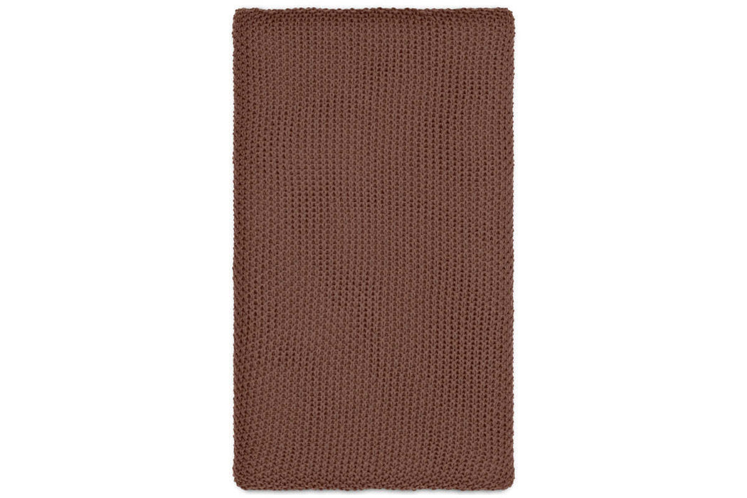 Nahan Moss Stitch Cotton Throw Rust