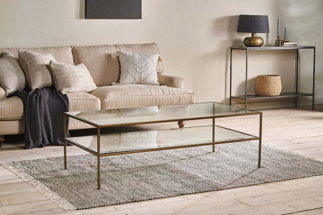 Nakuru Iron Glass Coffee Table