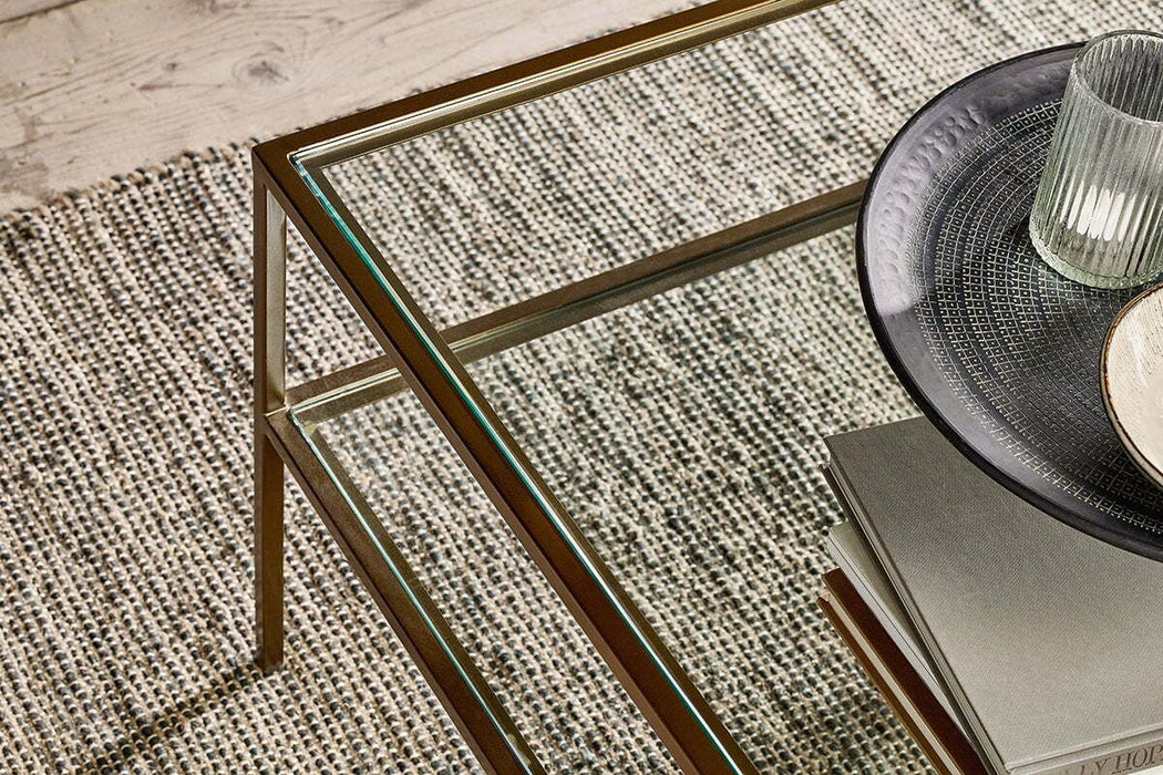 Nakuru Iron Glass Coffee Table