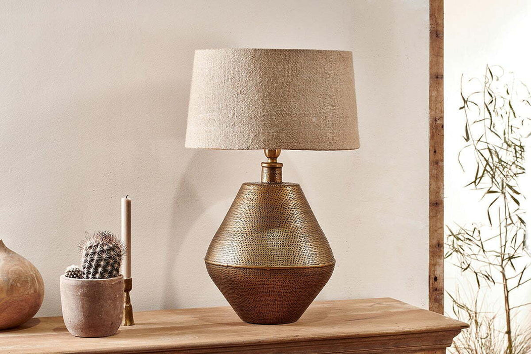 Nalgonda Lamp Antique Brass Large