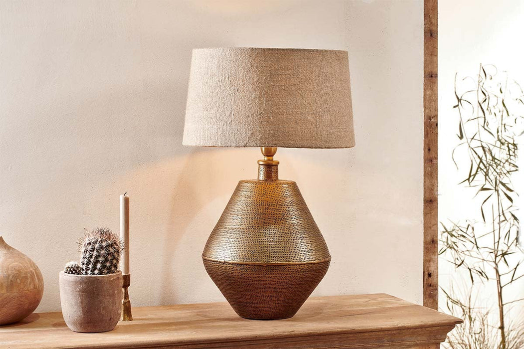 Nalgonda Lamp Antique Brass Large