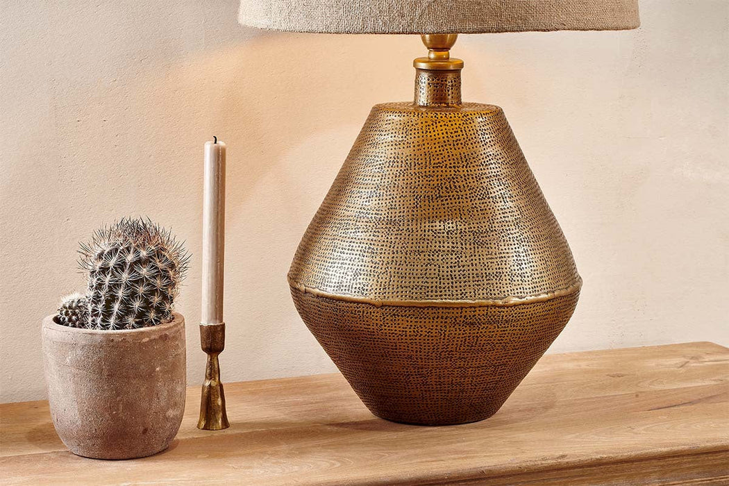 Nalgonda Lamp Antique Brass Small