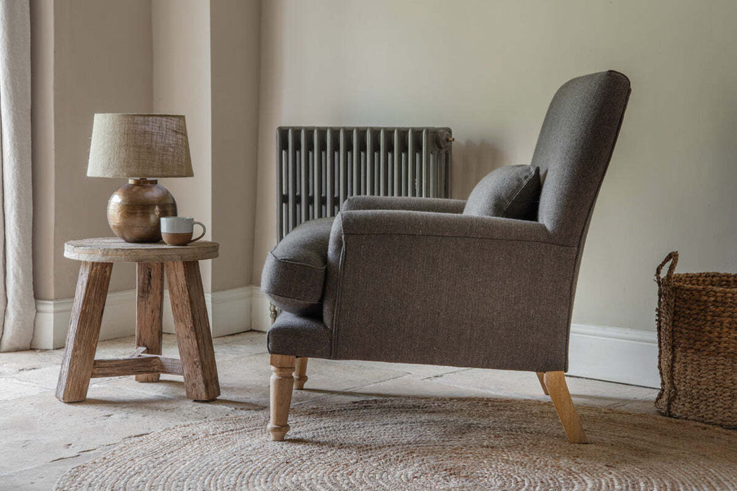 Nalla Wool Armchair Charcoal