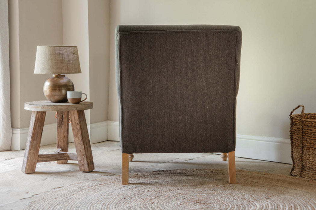 Nalla Wool Armchair Charcoal